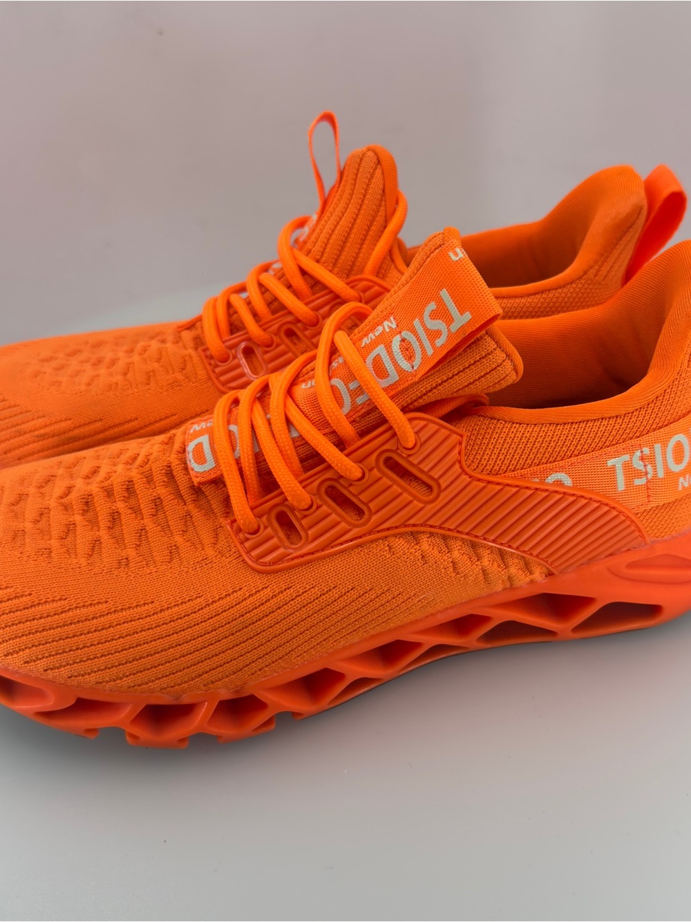 Orange Glow running tennis shoes | Size 7 sneakers | pickleball gym work out - Picture 1 of 12